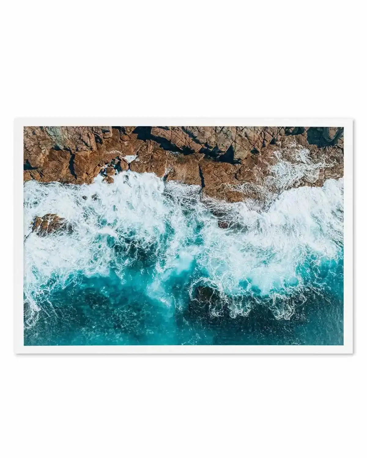 Short Point Headland LS | Aerial Photo Wall Art Print from Olive et Oriel where you can shop wallpaper and artworks online