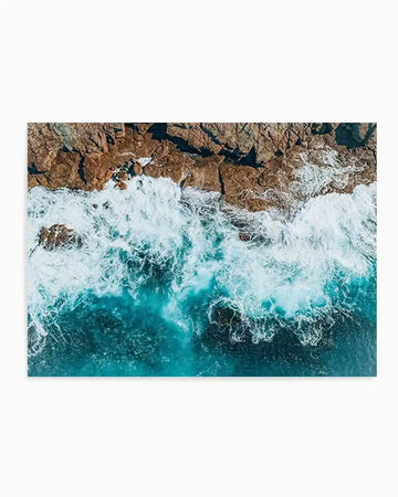 Short Point Headland LS | Aerial Photo Wall Art Print from Olive et Oriel where you can shop wallpaper and artworks online