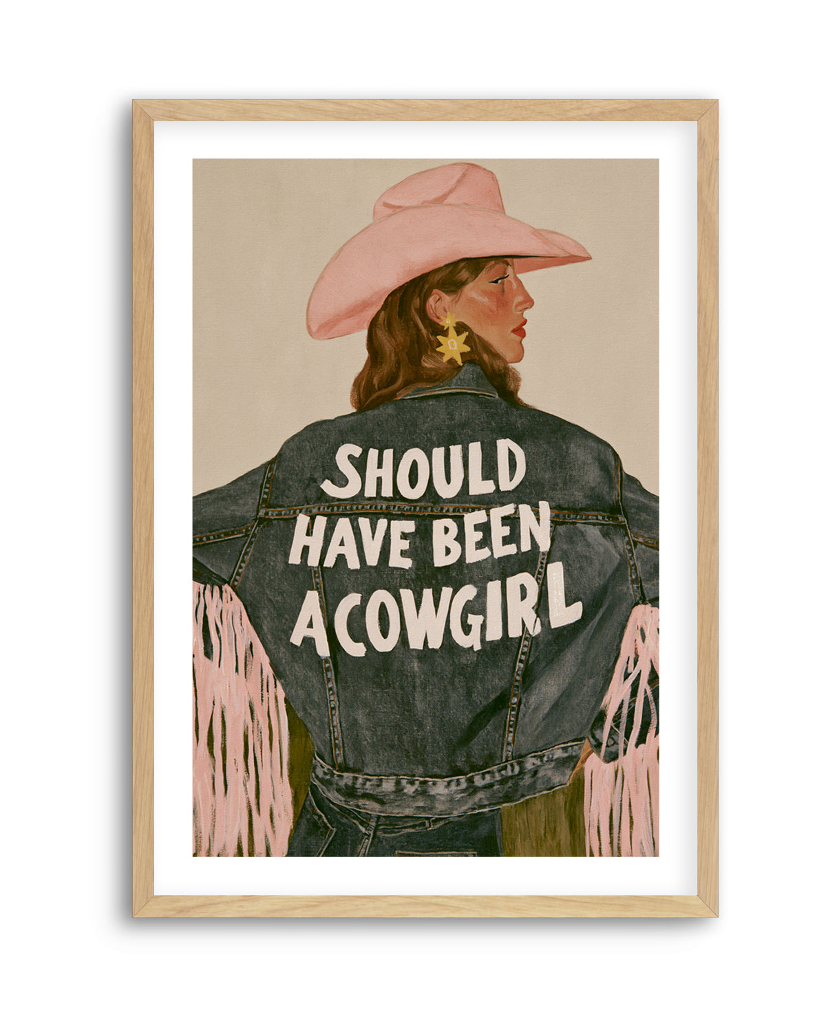 Should Have Been A Cowgirl | Art Print
