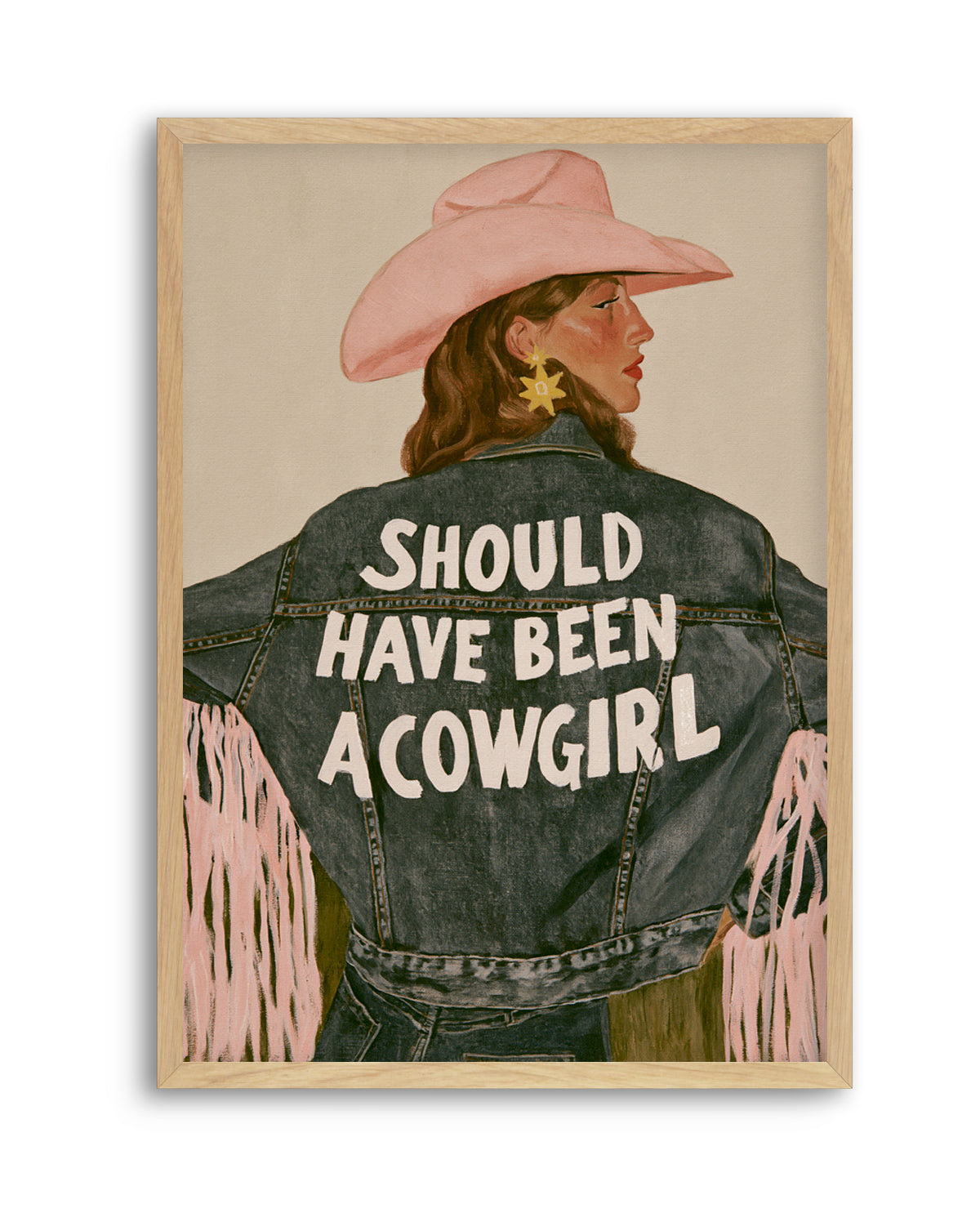 Should Have Been A Cowgirl | Art Print