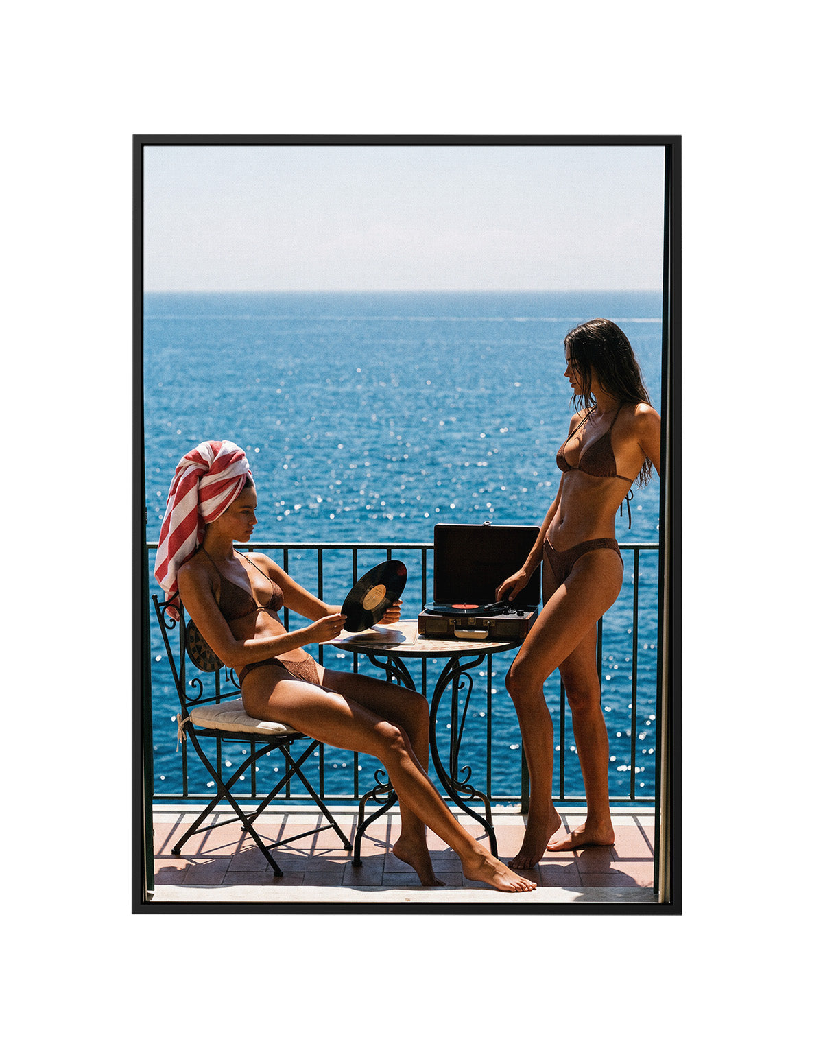 Side A | Framed Canvas Art Print
