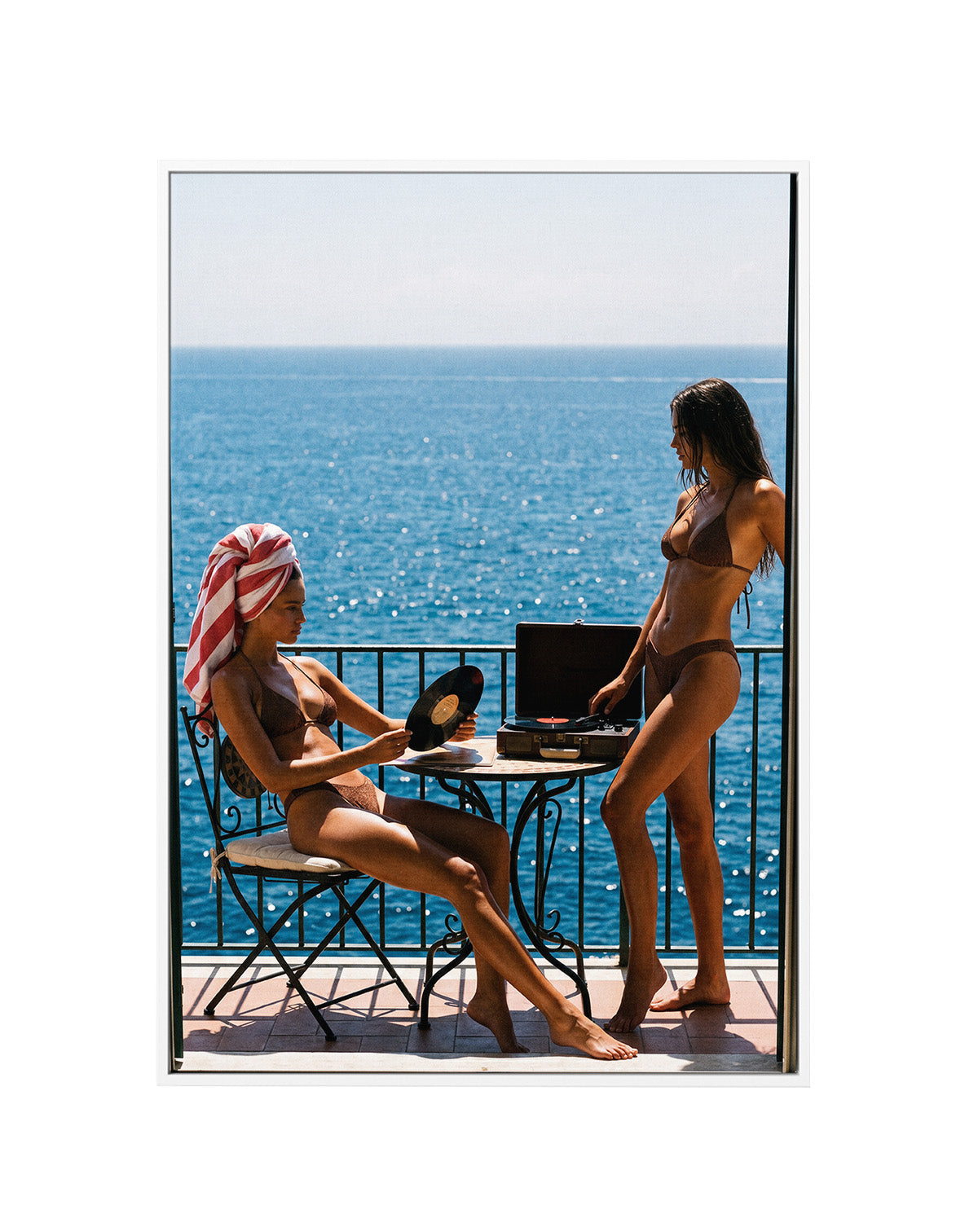 Side A | Framed Canvas Art Print