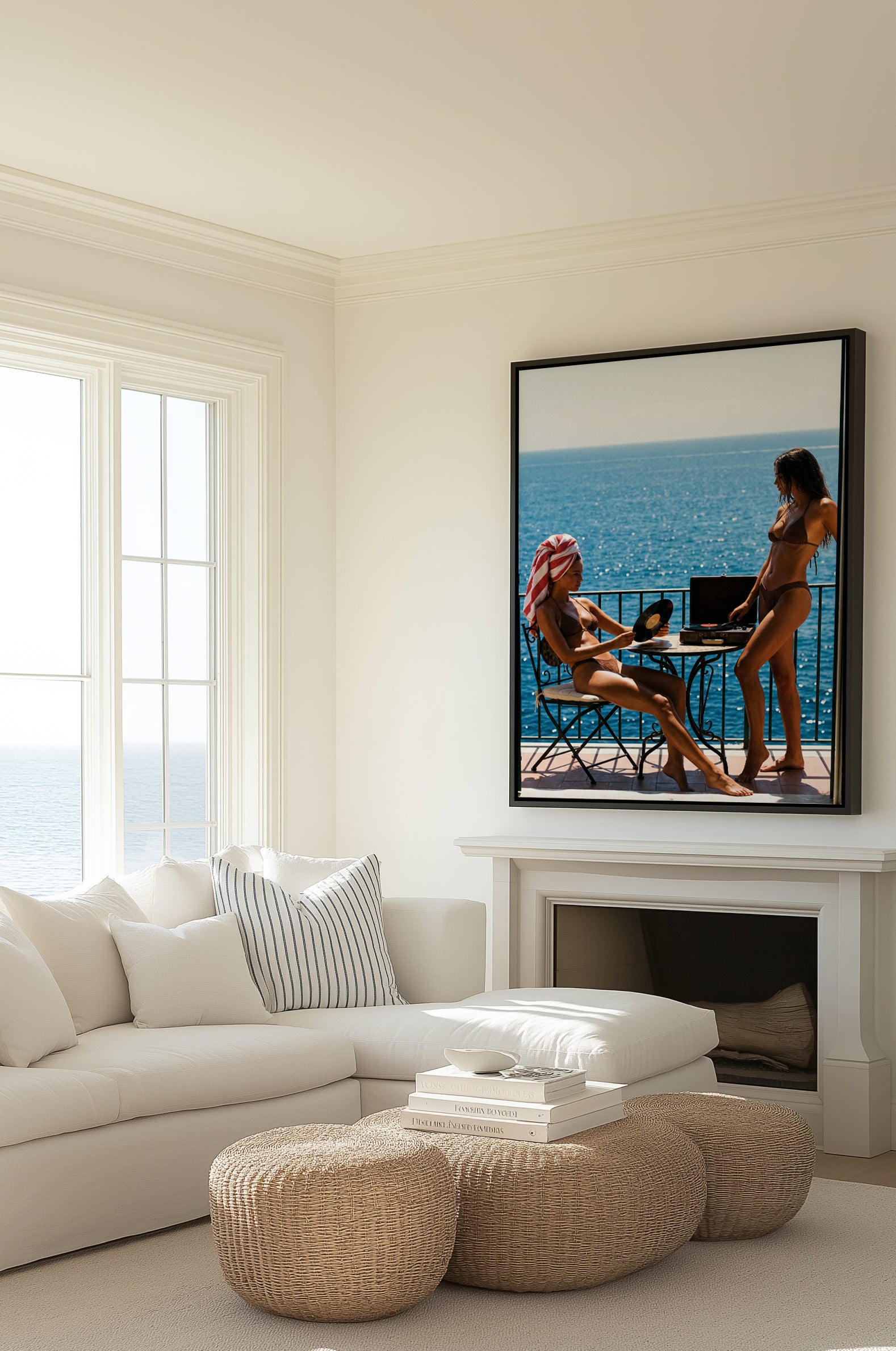 Side A | Framed Canvas Art Print