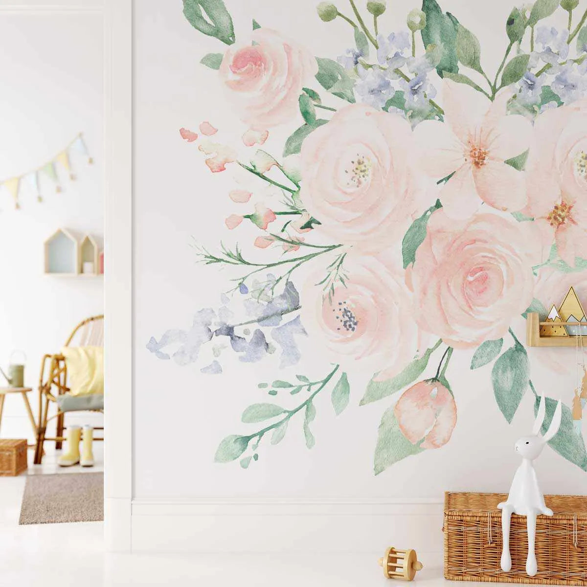 Sienna Flower Wallpaper Mural-Wallpaper-Buy Kids Removable Wallpaper Online Our Custom Made Children√¢‚Ç¨‚Ñ¢s Wallpapers Are A Fun Way To Decorate And Enhance Boys Bedroom Decor And Girls Bedrooms They Are An Amazing Addition To Your Kids Bedroom Walls Our Collection of Kids Wallpaper Is Sure To Transform Your Kids Rooms Interior Style From Pink Wallpaper To Dinosaur Wallpaper Even Marble Wallpapers For Teen Boys Shop Peel And Stick Wallpaper Online Today With Olive et Oriel