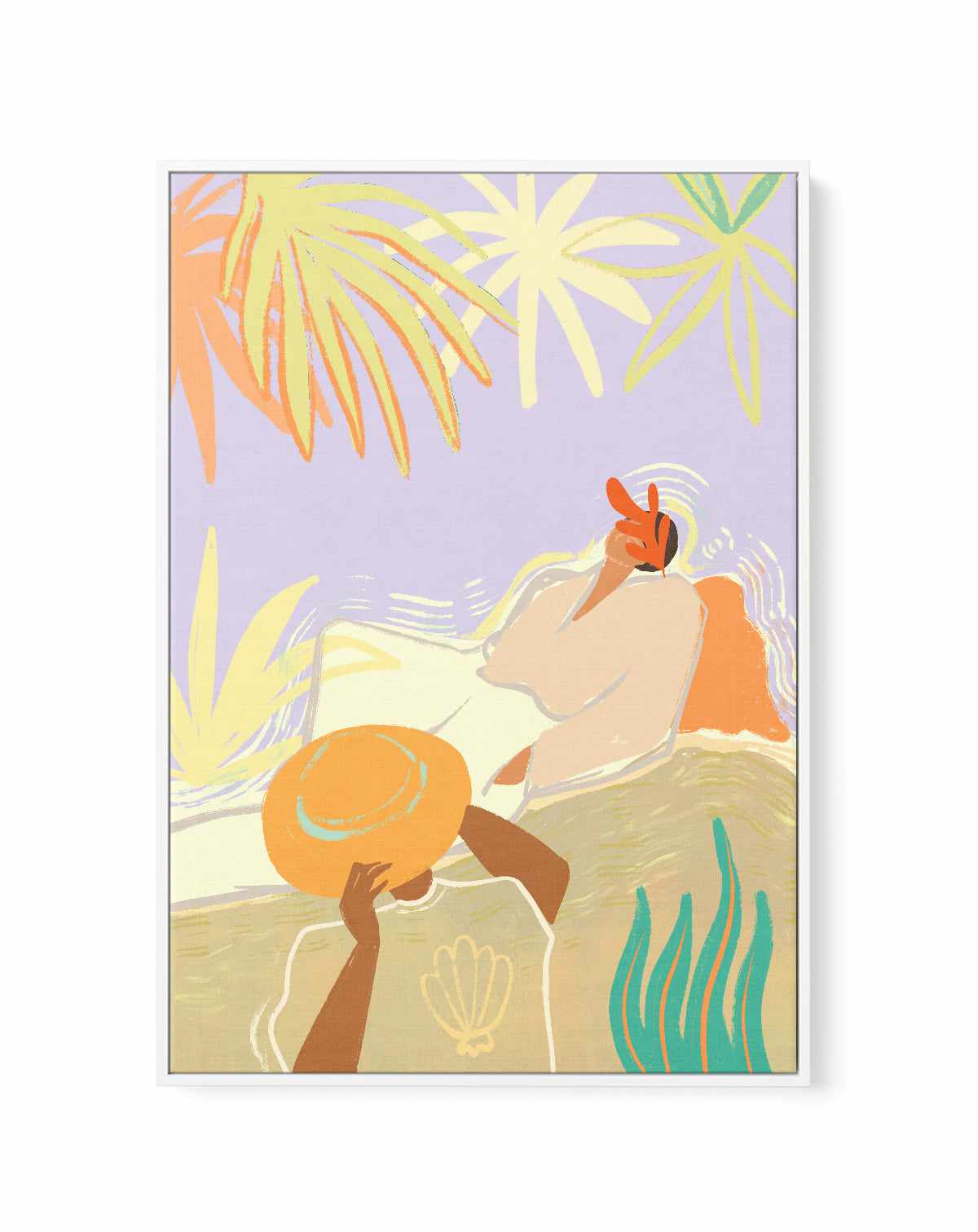 Siesta by Arty Guava | Framed Canvas Art Print