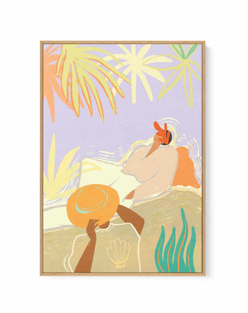 Siesta by Arty Guava | Framed Canvas Art Print from Olive et Oriel where you can shop wallpaper and artworks online