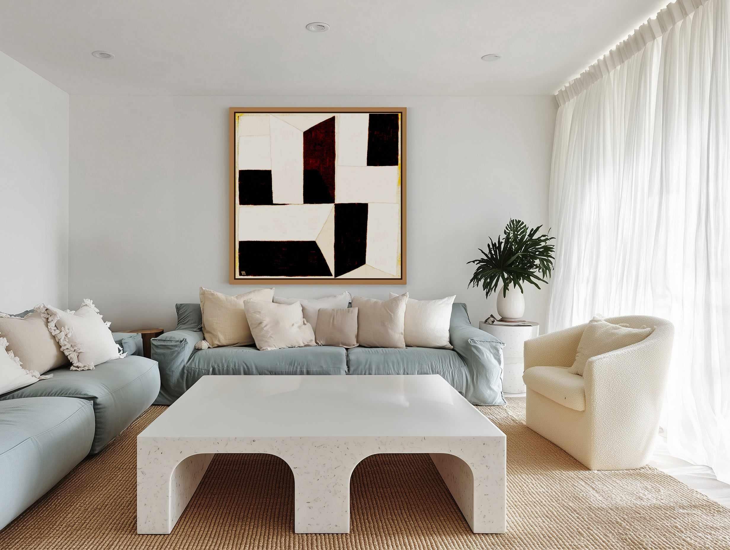 Signal Flags by Marco Marella | Framed Canvas Art Print from Olive et Oriel where you can shop wallpaper and artworks online