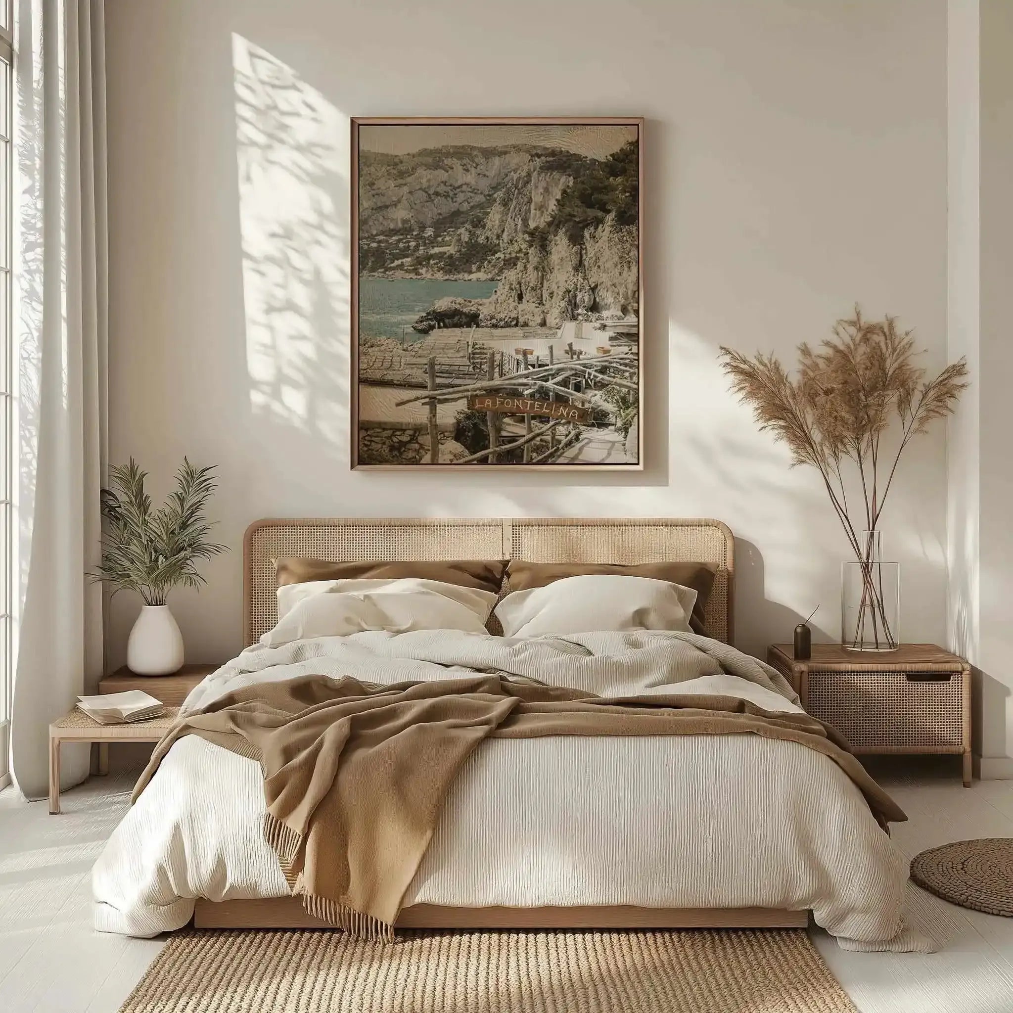 Signs Of La Fontelina | PT | Framed Canvas Art Print from Olive et Oriel where you can shop wallpaper and artworks online