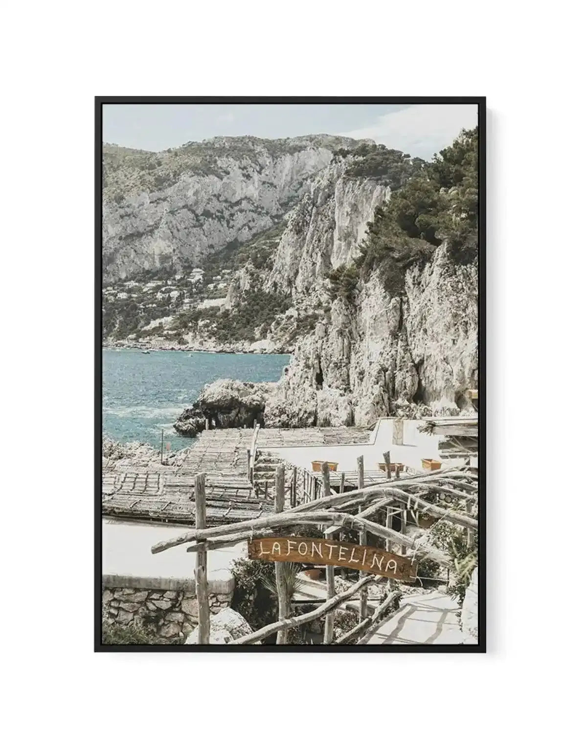 Signs Of La Fontelina | PT | Framed Canvas-CANVAS-You can shop wall art online with Olive et Oriel for everything from abstract art to fun kids wall art. Our beautiful modern art prints and canvas art are available from large canvas prints to wall art paintings and our proudly Australian artwork collection offers only the highest quality framed large wall art and canvas art Australia - You can buy fashion photography prints or Hampton print posters and paintings on canvas from Olive et Oriel and