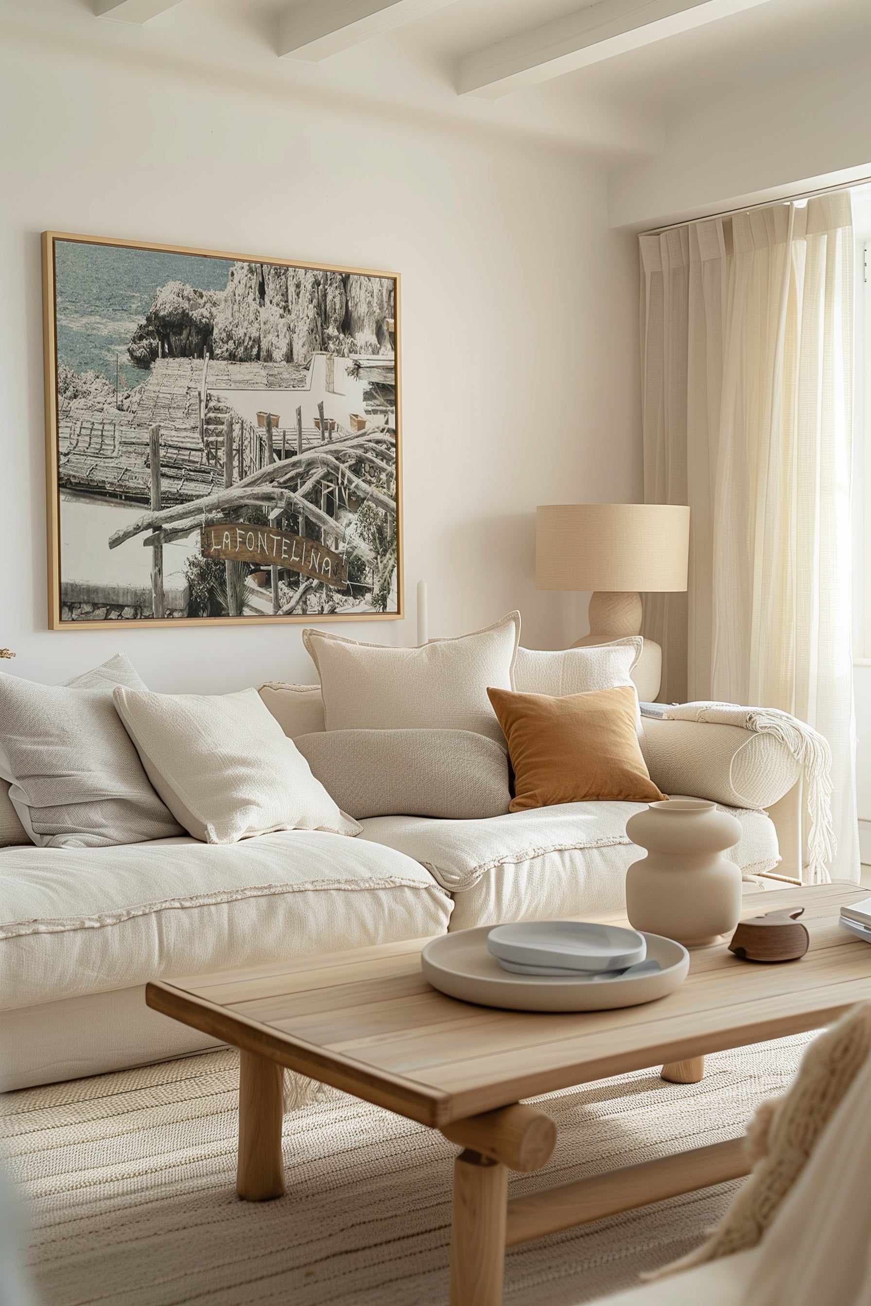 Signs of La Fontelina | LS | Framed Canvas Art Print