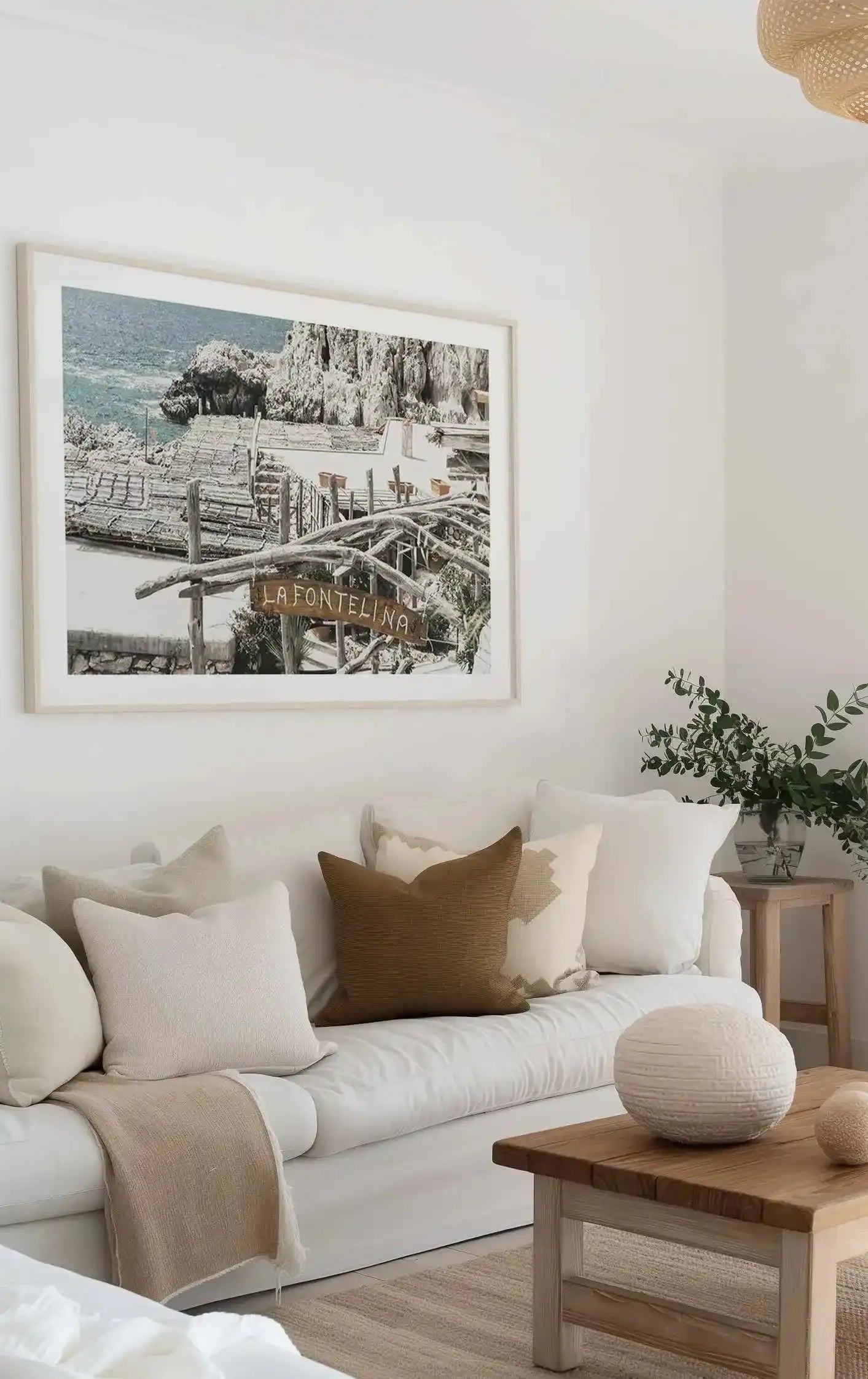 Signs of La Fontelina | LS Art Print from Olive et Oriel where you can shop wallpaper and artworks online