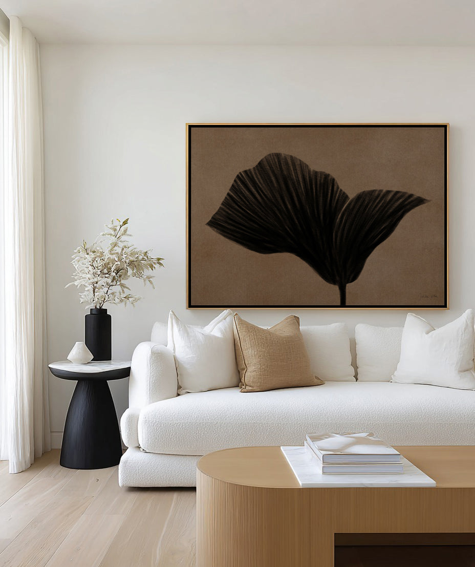 Silent Flower by Julita Elbe | Framed Canvas Art Print