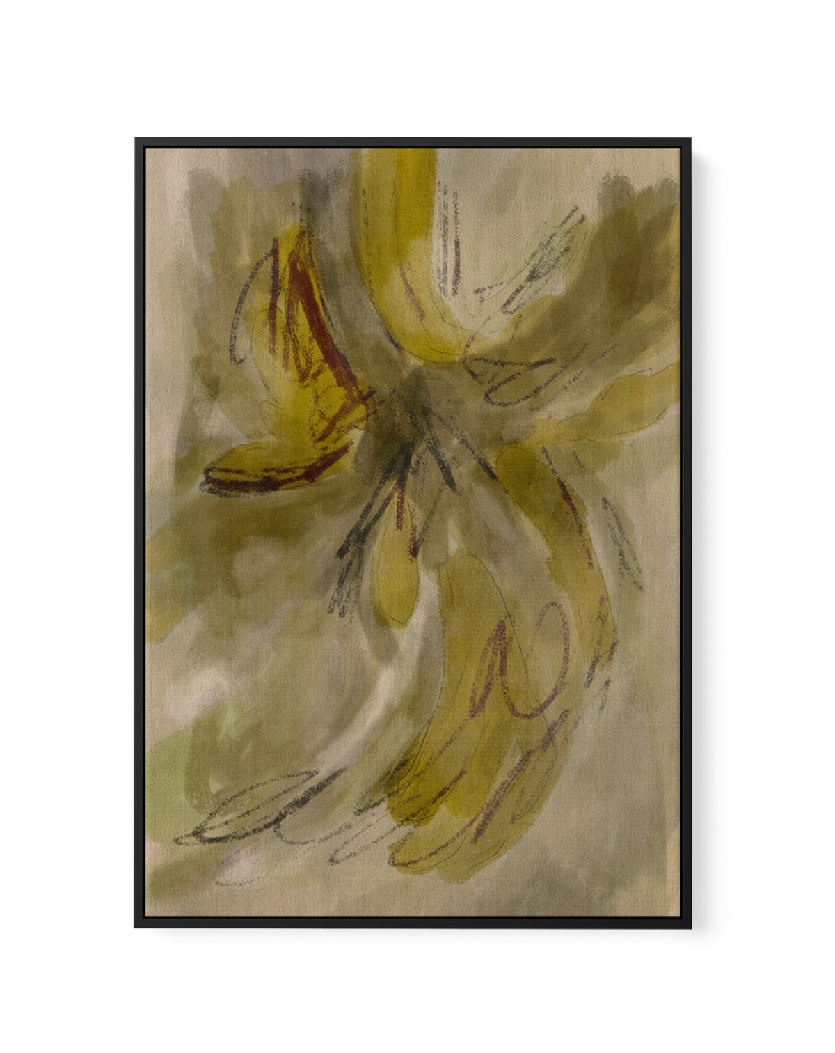 Silent Hill by Shatha Al Dafai | Framed Canvas Art Print