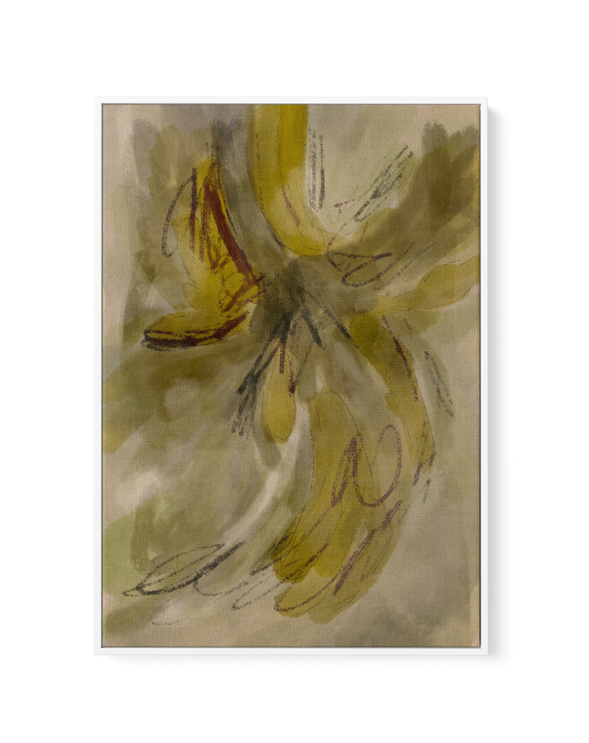 Silent Hill by Shatha Al Dafai | Framed Canvas Art Print