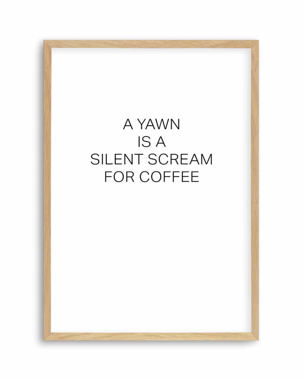 Silent Scream Art Print