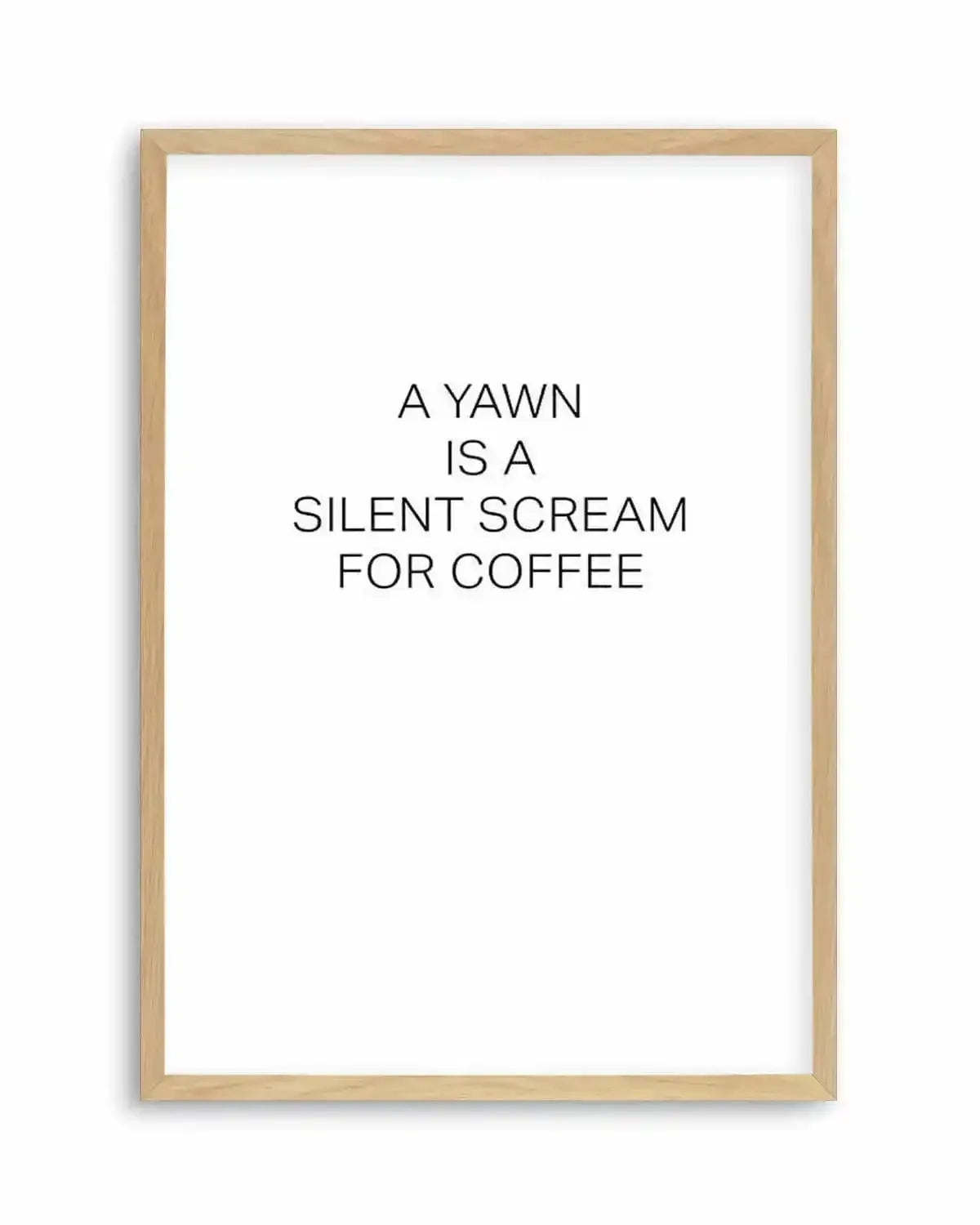 Silent Scream Art Print from Olive et Oriel where you can shop wallpaper and artworks online