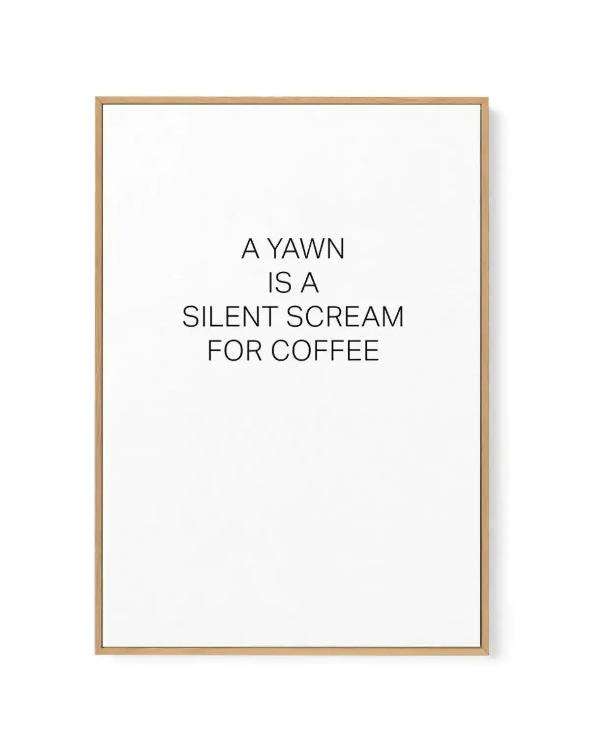 Silent Scream | Framed Canvas-CANVAS-You can shop wall art online with Olive et Oriel for everything from abstract art to fun kids wall art. Our beautiful modern art prints and canvas art are available from large canvas prints to wall art paintings and our proudly Australian artwork collection offers only the highest quality framed large wall art and canvas art Australia - You can buy fashion photography prints or Hampton print posters and paintings on canvas from Olive et Oriel and have them de