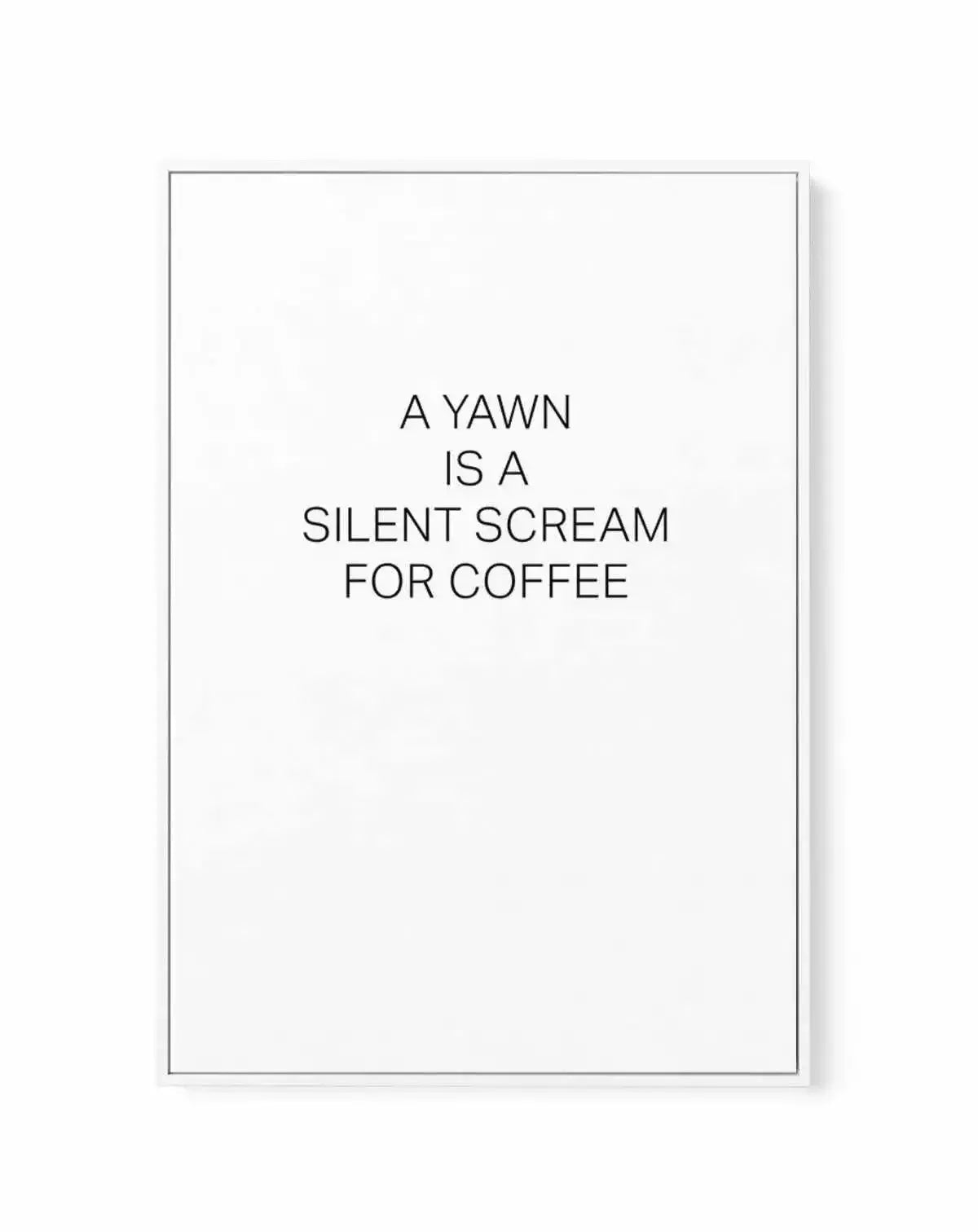 Silent Scream | Framed Canvas-CANVAS-You can shop wall art online with Olive et Oriel for everything from abstract art to fun kids wall art. Our beautiful modern art prints and canvas art are available from large canvas prints to wall art paintings and our proudly Australian artwork collection offers only the highest quality framed large wall art and canvas art Australia - You can buy fashion photography prints or Hampton print posters and paintings on canvas from Olive et Oriel and have them de