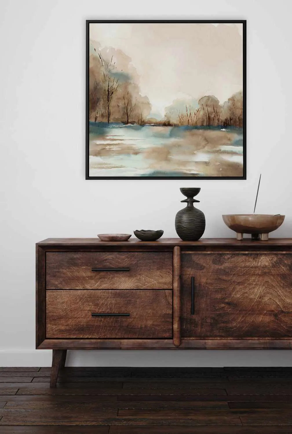 Silent Still | Framed Canvas Art Print from Olive et Oriel where you can shop wallpaper and artworks online