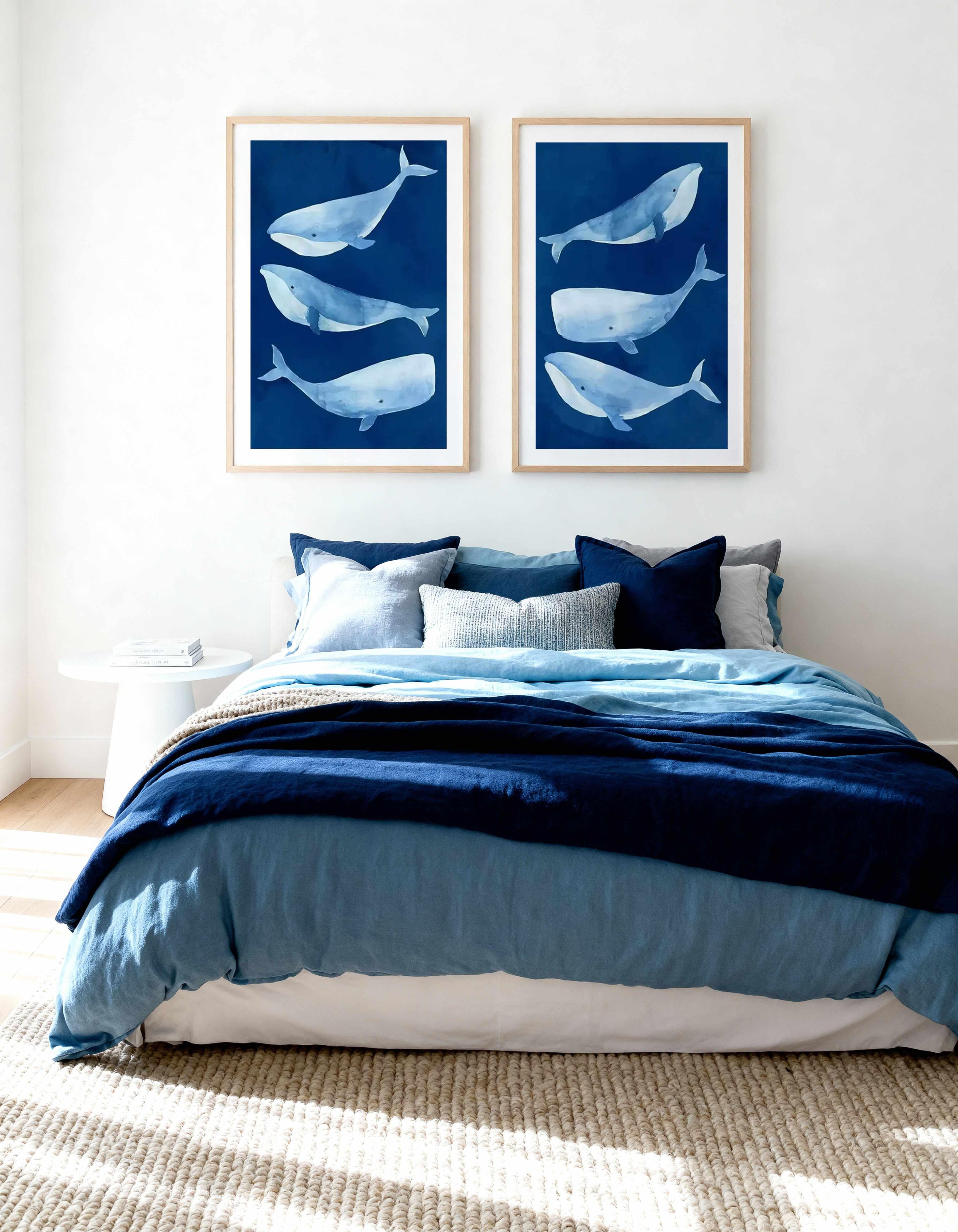 Silent Depth I & II Art Print Set of 2 | Matching Wall Art