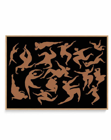 Silhouette 2 by Arty Guava | Framed Canvas Art Print from Olive et Oriel where you can shop wallpaper and artworks online