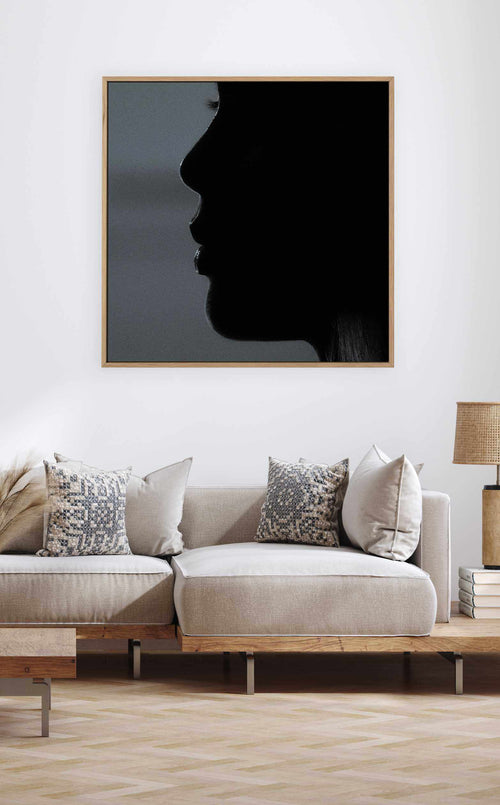 Silhouette by Riccardo Camilli | Framed Canvas Art Print