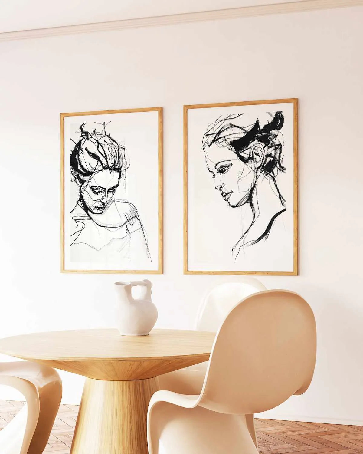 Silhouette I by Design Fabrikken Art Print from Olive et Oriel where you can shop wallpaper and artworks online