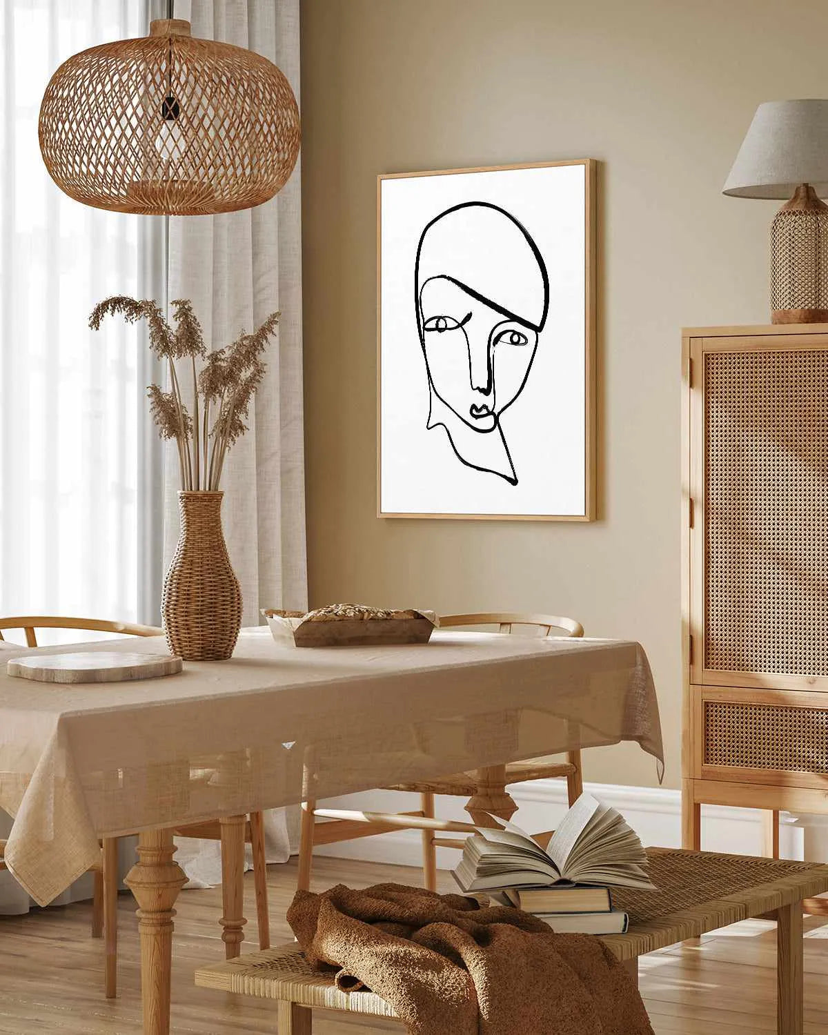 Silhouette II by Incado | Framed Canvas Art Print from Olive et Oriel where you can shop wallpaper and artworks online