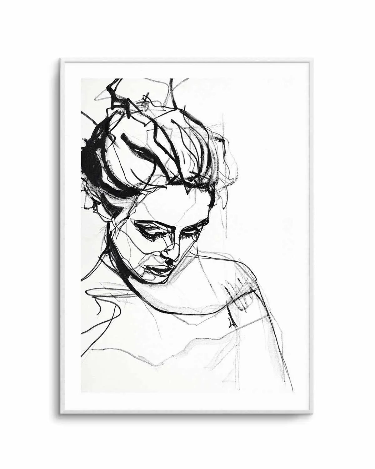 Silhouette I by Design Fabrikken Art Print from Olive et Oriel where you can shop wallpaper and artworks online