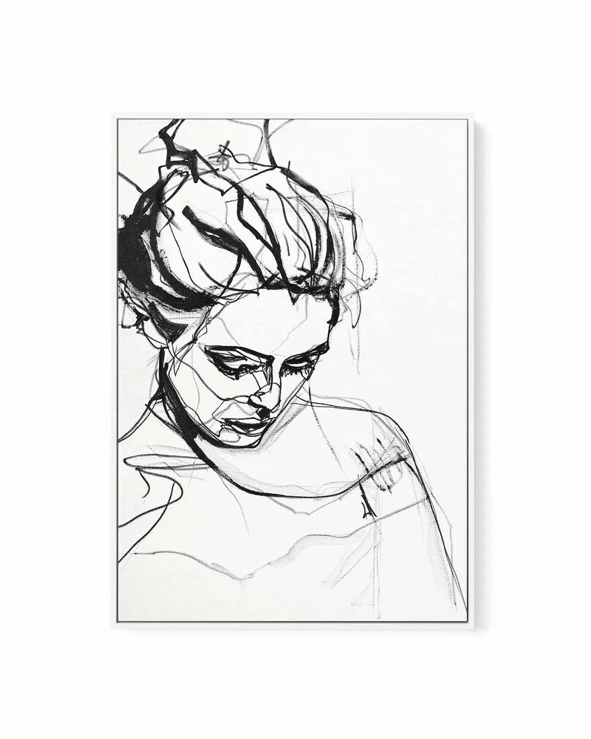 Silhouette I by Design Fabrikken | Framed Canvas Art Print from Olive et Oriel where you can shop wallpaper and artworks online