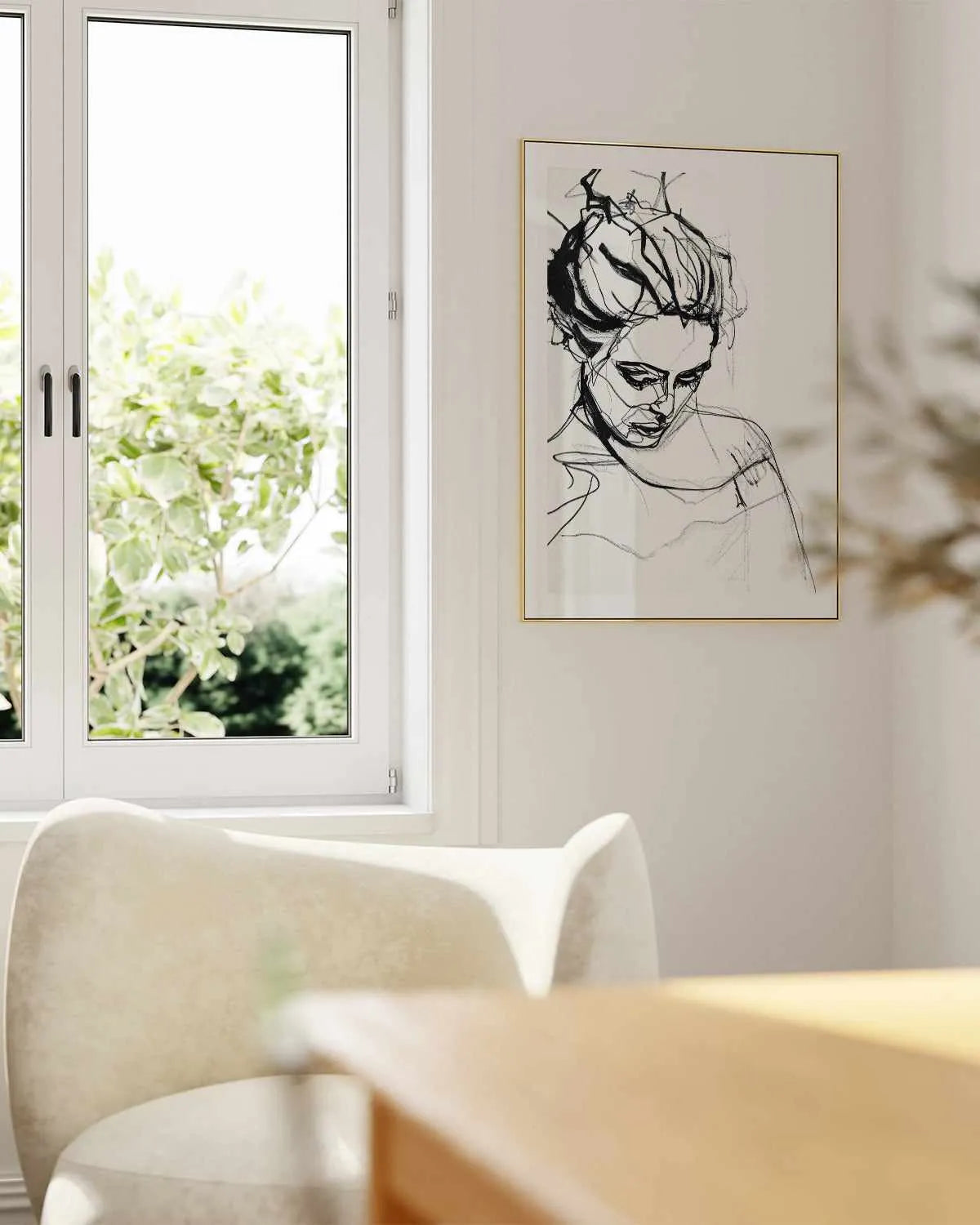 Silhouette I by Design Fabrikken Art Print from Olive et Oriel where you can shop wallpaper and artworks online