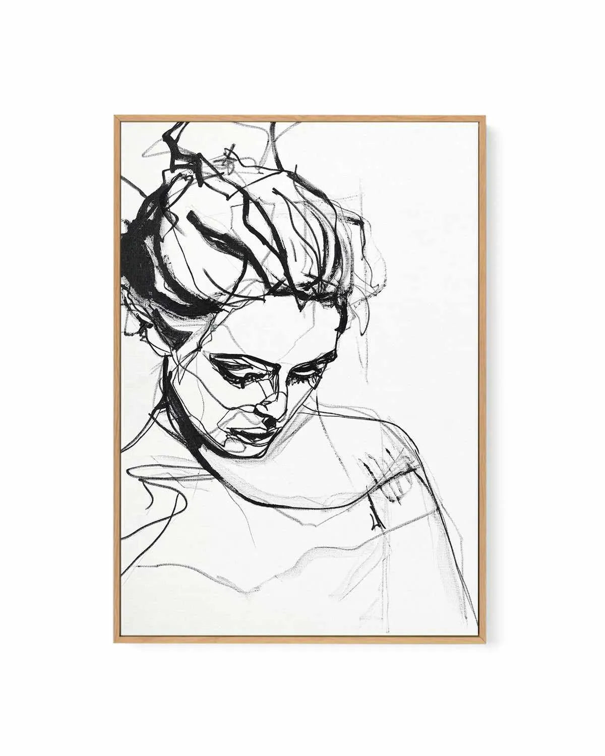 Silhouette I by Design Fabrikken | Framed Canvas Art Print from Olive et Oriel where you can shop wallpaper and artworks online