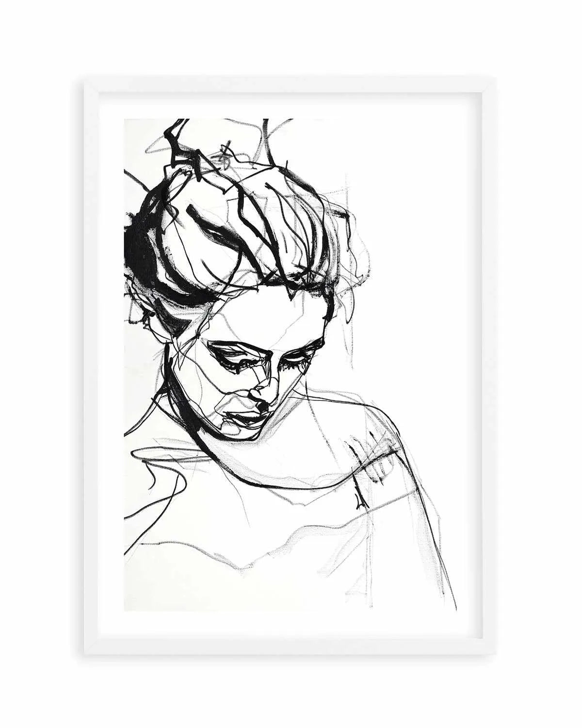 Silhouette I by Design Fabrikken Art Print from Olive et Oriel where you can shop wallpaper and artworks online