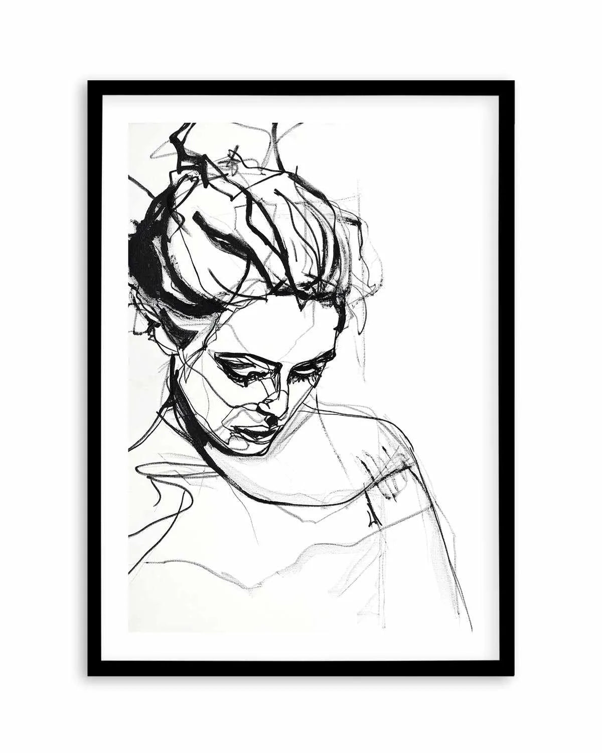 Silhouette I by Design Fabrikken Art Print from Olive et Oriel where you can shop wallpaper and artworks online