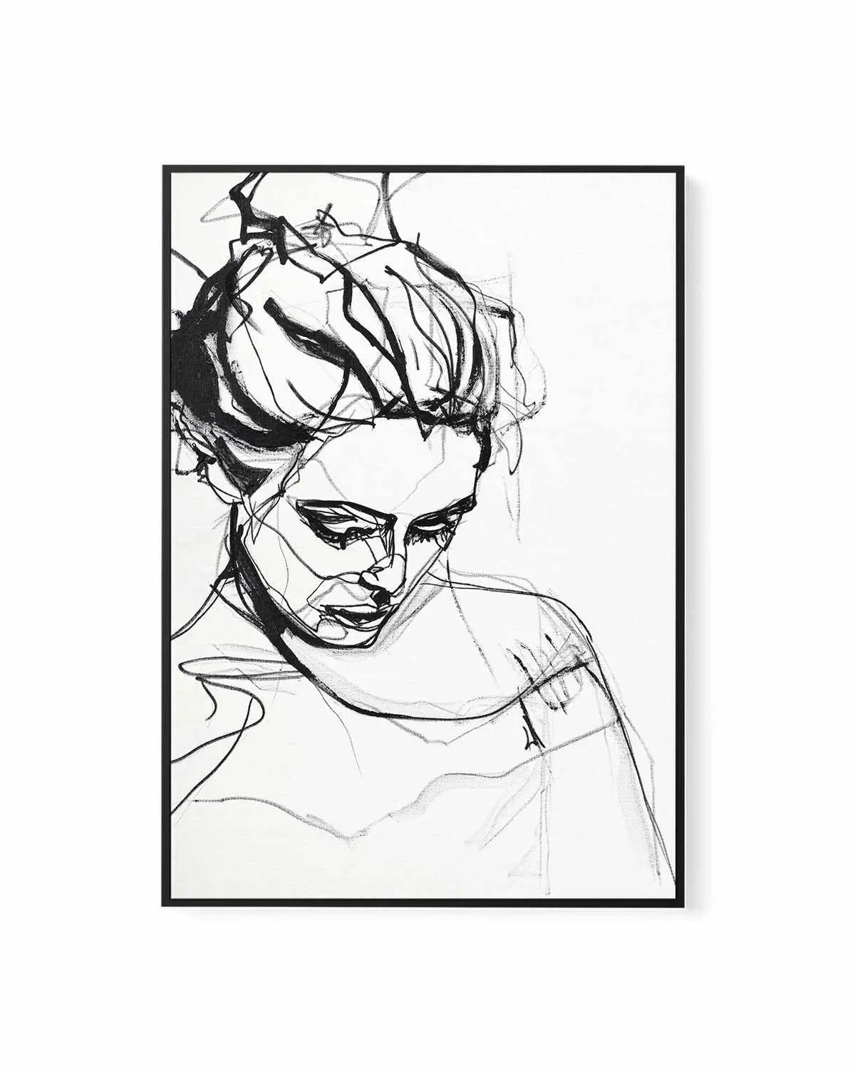 Silhouette I by Design Fabrikken | Framed Canvas Art Print from Olive et Oriel where you can shop wallpaper and artworks online