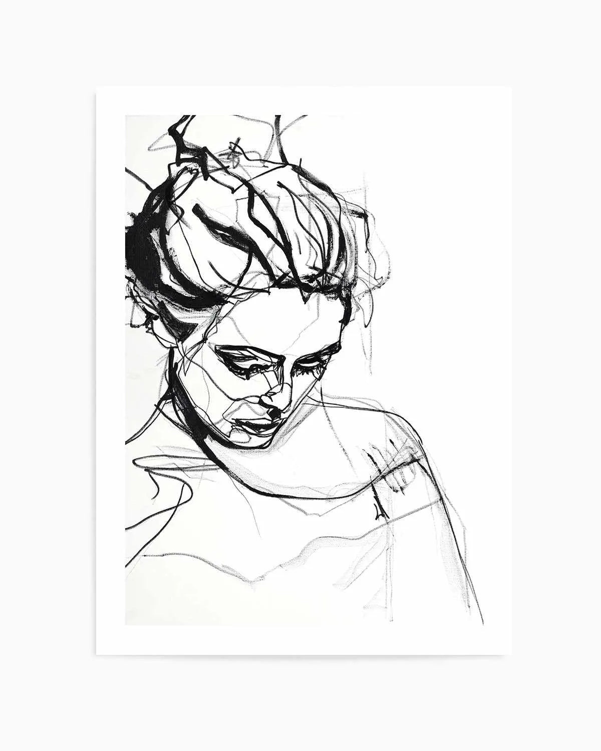 Silhouette I by Design Fabrikken Art Print from Olive et Oriel where you can shop wallpaper and artworks online