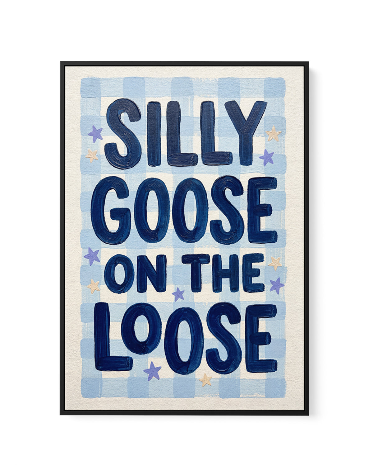 Silly Goose | Framed Canvas Art Print