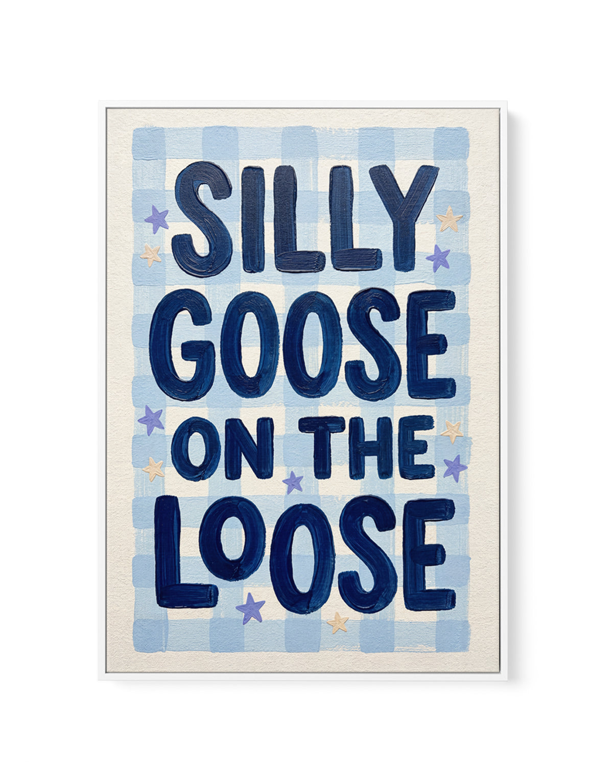 Silly Goose | Framed Canvas Art Print