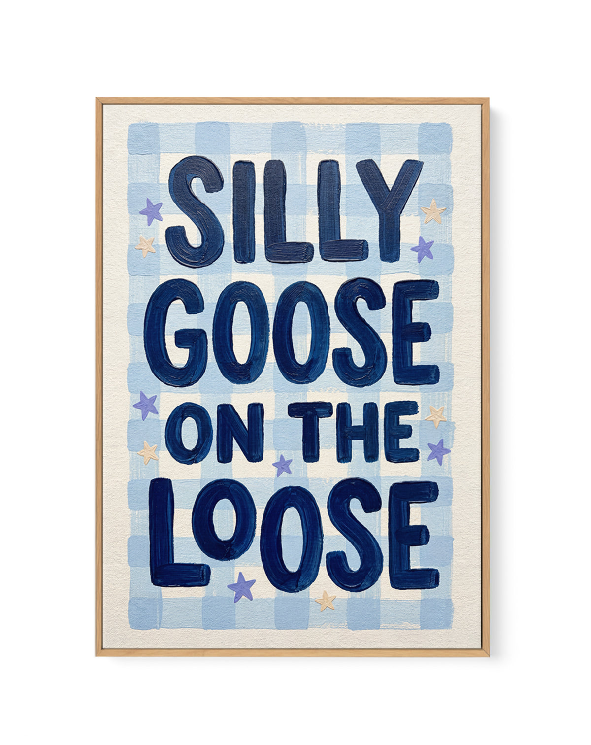 Silly Goose | Framed Canvas Art Print