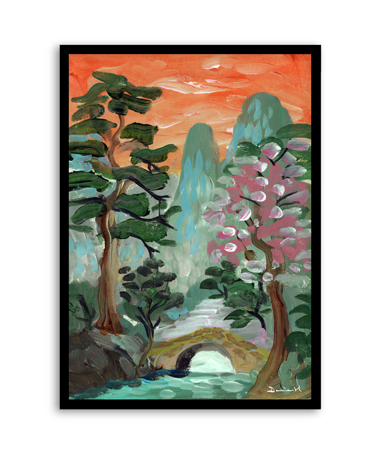 Silent River by Dan Hobday | Art Print