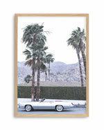 Silver Cadillac, Palm Springs Art Print
