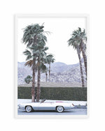 Silver Cadillac, Palm Springs Art Print
