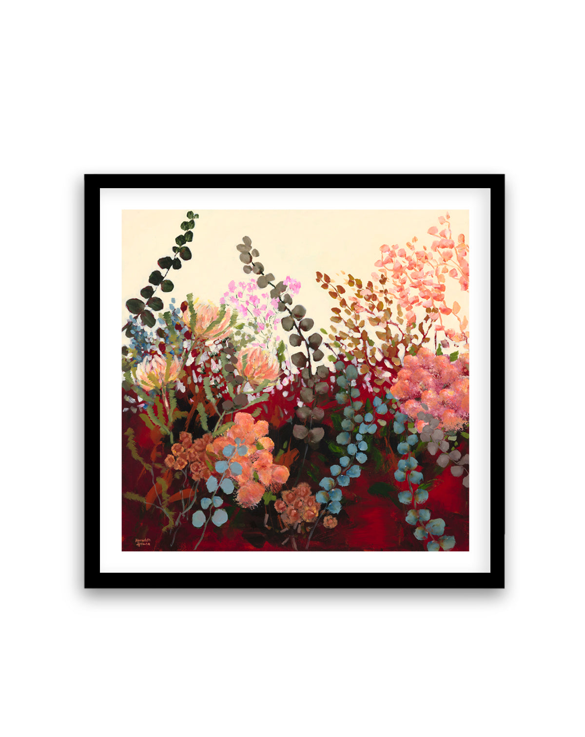 Silver Dollar Eucalyptus Vintage by Meredith Howse | Art Print