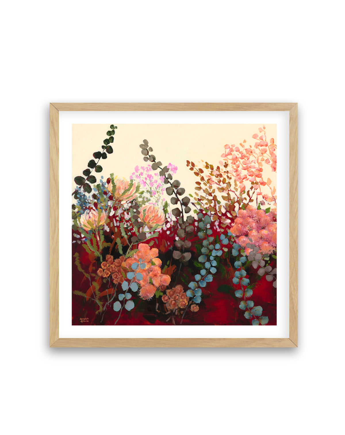 Silver Dollar Eucalyptus Vintage by Meredith Howse | Art Print