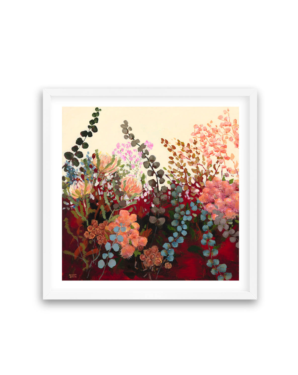 Silver Dollar Eucalyptus Vintage by Meredith Howse | Art Print