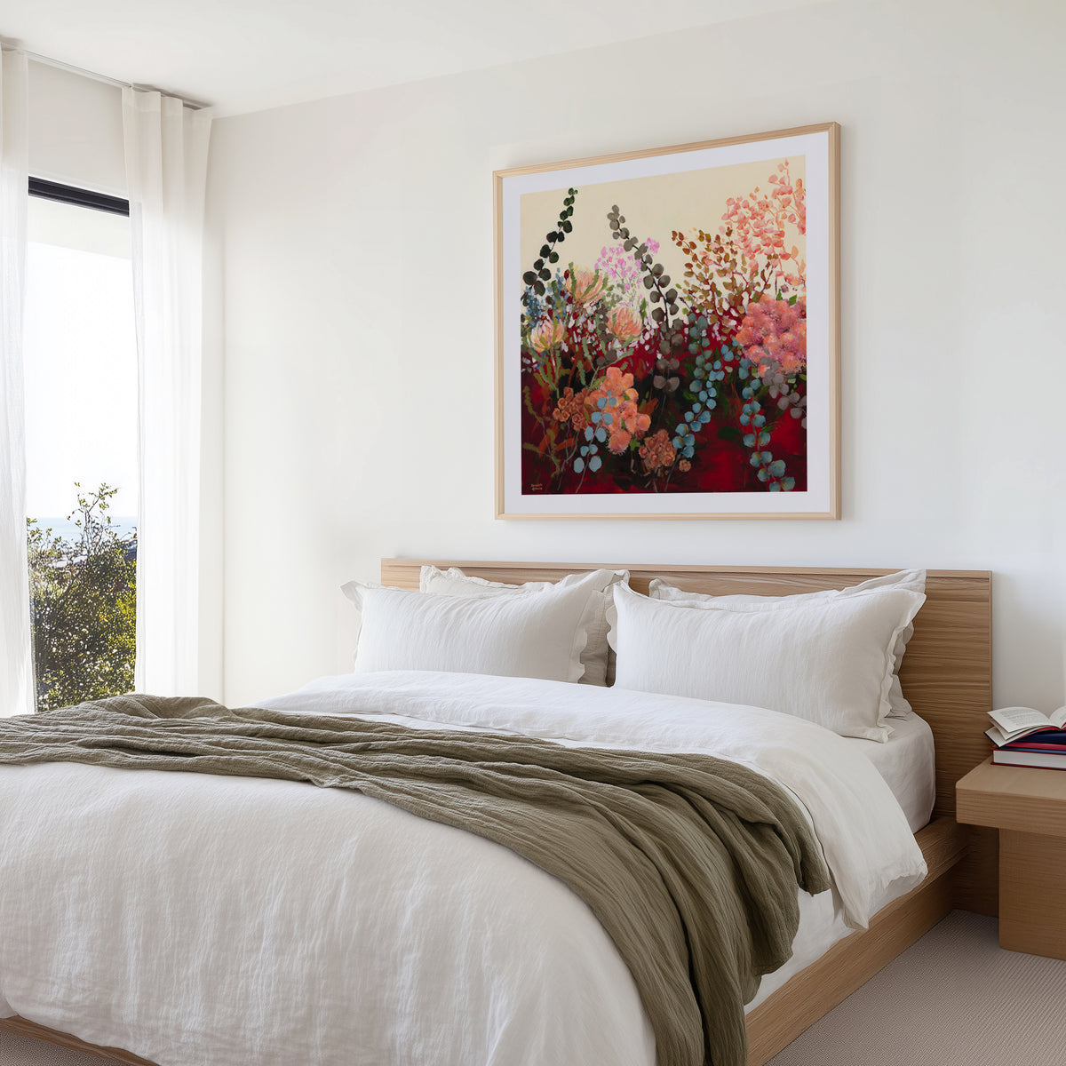 Silver Dollar Eucalyptus Vintage by Meredith Howse | Art Print