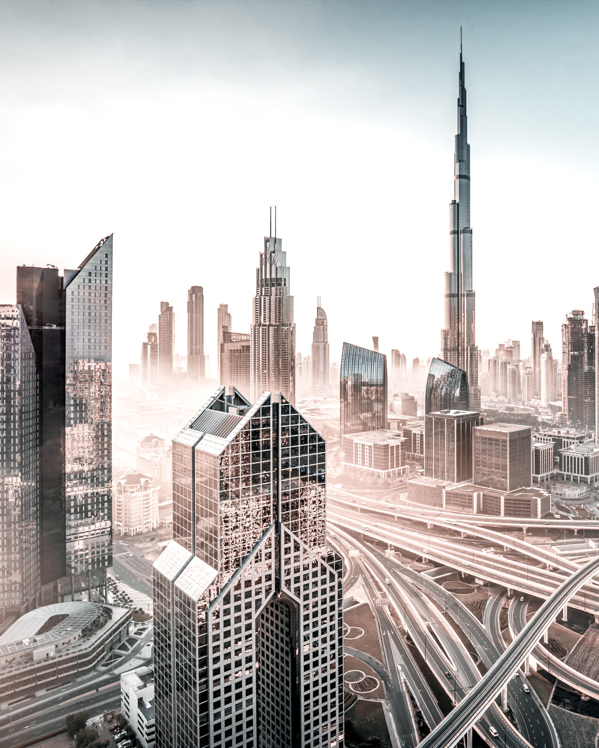 Silver City | Dubai Photo Mural Wallpaper