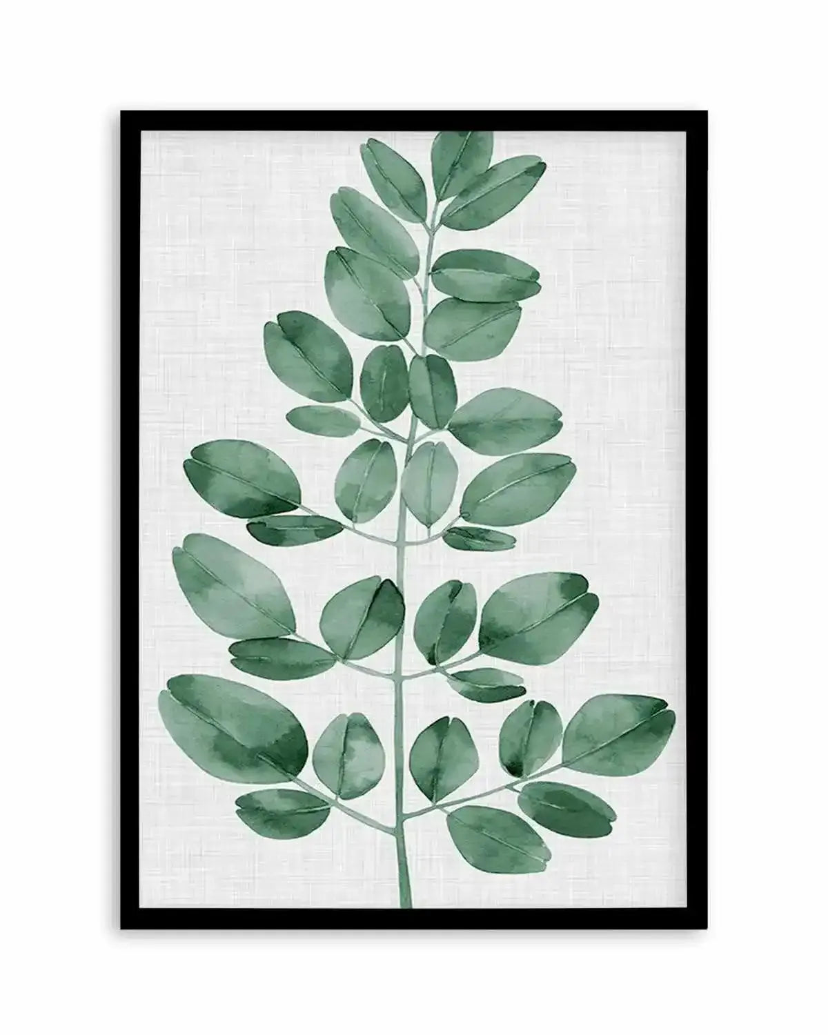 Simple Leaf Green I Art Print from Olive et Oriel where you can shop wallpaper and artworks online