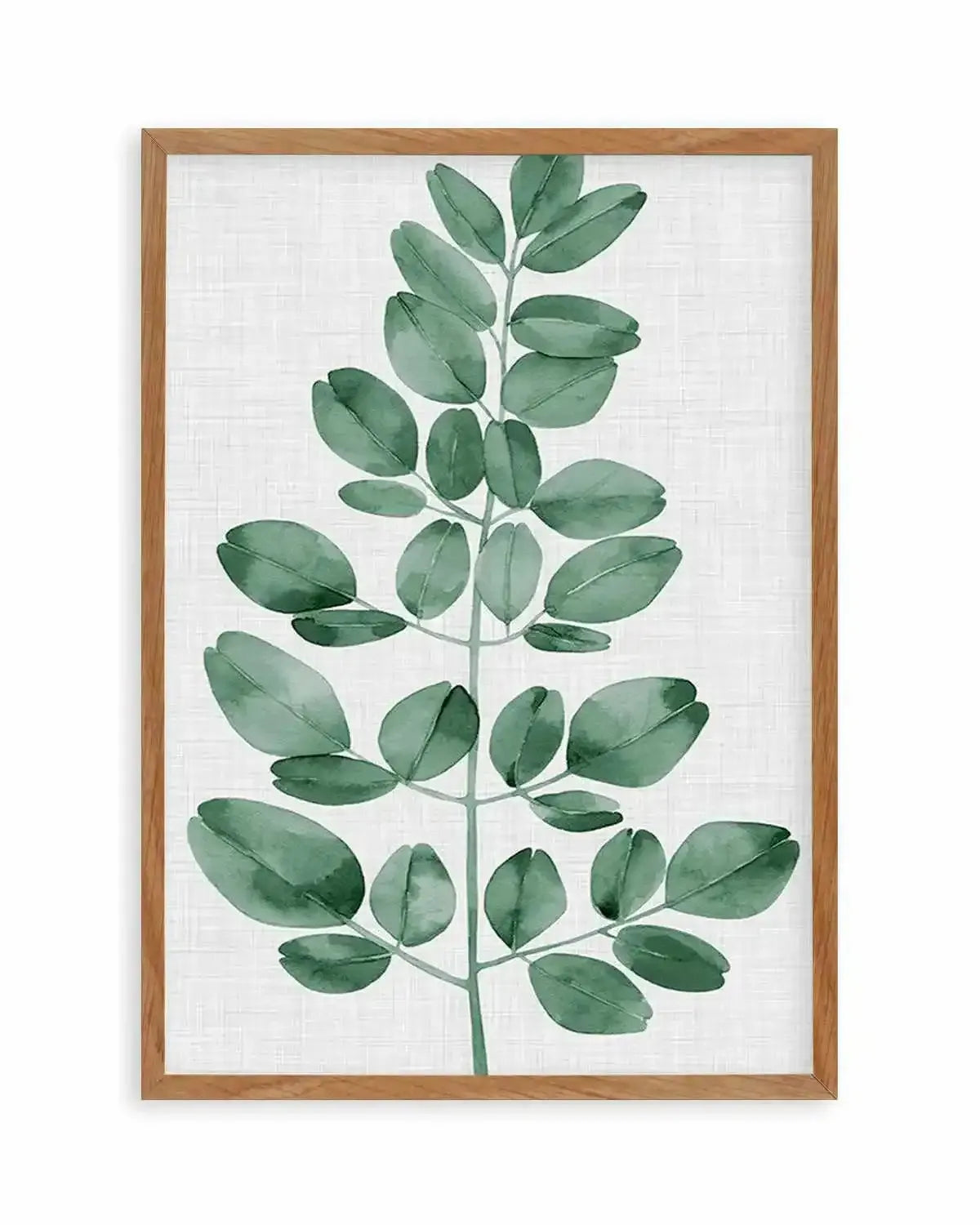 Simple Leaf Green I Art Print from Olive et Oriel where you can shop wallpaper and artworks online