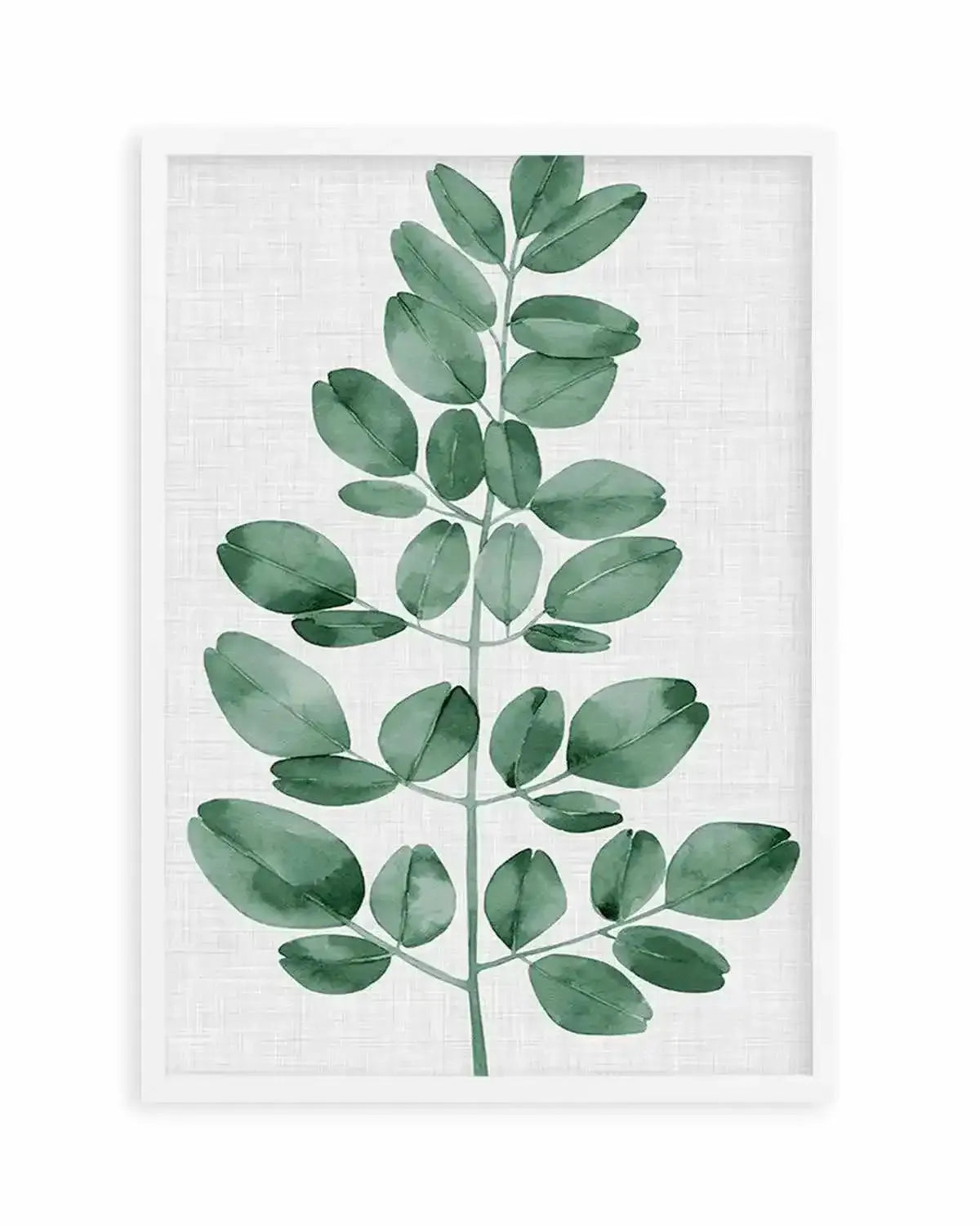 Simple Leaf Green I Art Print from Olive et Oriel where you can shop wallpaper and artworks online